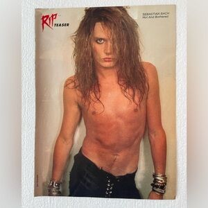 RIP Teaser Pinup of Skid Row’s Sebastian Bach